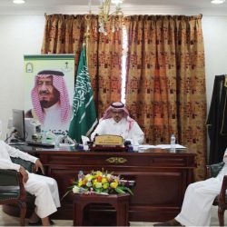 الأمير بندر بن عبدالله يلتقي البترجي والبسام