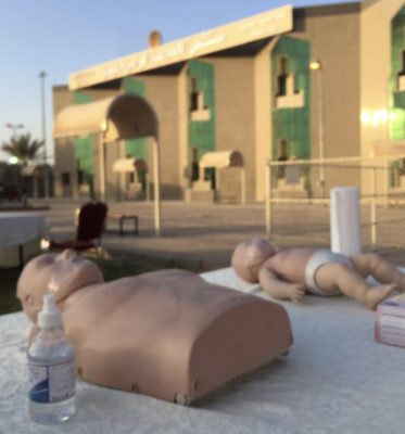فريق نبض الحياة يشارك  بفعالية بمستشفى الامام عبدالرحمن الفيصل