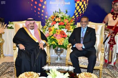 أمير الرياض يشرف حفل سفارة سيرلانكا بالمملكة