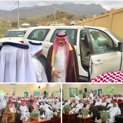 محافظ فيفاء يدشن حفل نادي المواهب بمدارس مكتب تعليم المحافظه.