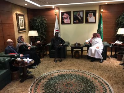الامين العام للاتحاد الدولي لجمعيات الهلال الاحمر والصليب الاحمر يزور الهلال الاحمر السعودي