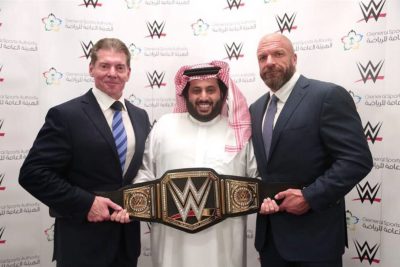 هيئة الرياضه توقع اتفاقية مع wwe لإقامة منافسات المصارعة حصريآ في المملكة