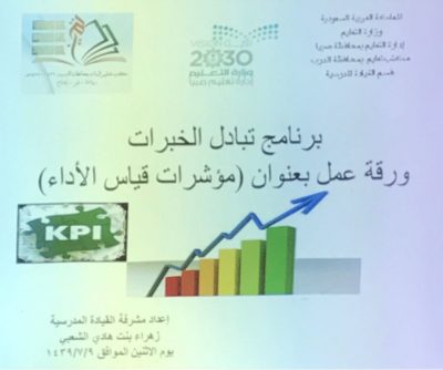 مساعدة مدير تعليم صبيا ترعى فعاليات ملتقى تبادل الخبرات بمكتب تعليم الدرب