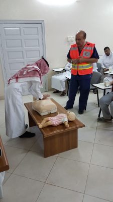 مركز تدريب الهلال الأحمر السعودي بالعاصمة المقدسه  يقدم ٧دورات طبية اسعافية