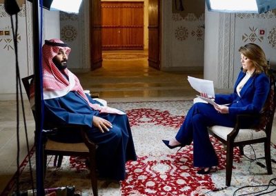 لقاء ولي العهد الأمير محمد بن سلمان مع قناة “CBS”