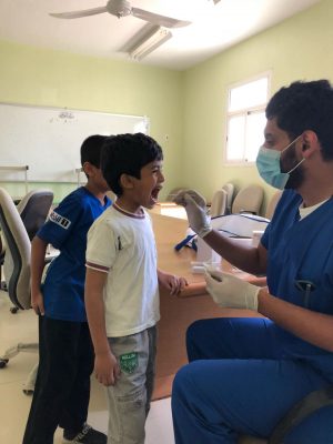 تفعيل الاسبوع الخليجي لصحة الفم والأسنان بقطاع ضرما الصحي