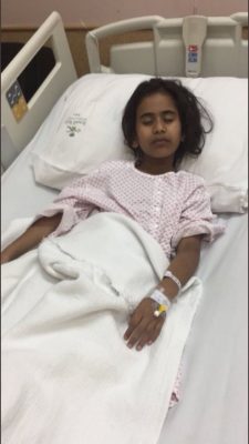 والد “نجوى” يناشد المسؤولين بالنظر في حالة ابنته وسرعة علاجها