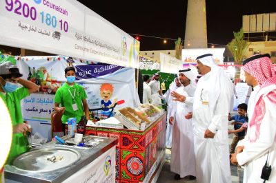 مدير عام فرع الهيئة العامة للسياحه والتراث الوطني بالقصيم يزور مهرجان ليالي رمضان