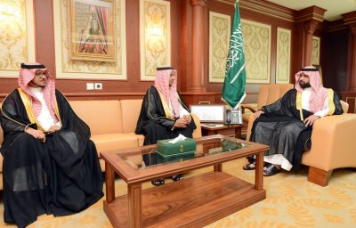 الأمير محمد بن عبدالعزيز يستقبل مديري تعليم جازان وصبيا بمناسبة تعينهما .