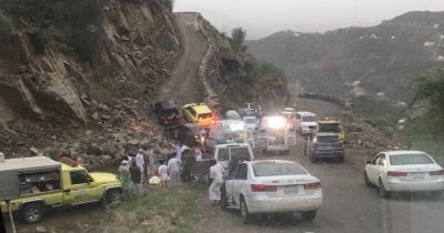 ‏وفاة 6 واصابة 2 في حادث مروّع قبل الأفطار بفيفاء