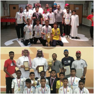 ابتدائية الأمير محمد بن فهد تحرز كأس بطولة الموهوبين لكرة القدم لمدارس الأحساء