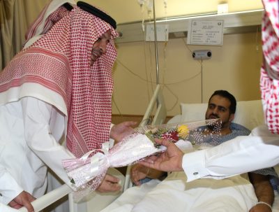 الأمراء خالد وعبدالعزيز ومحمد بن حسام بن سعود يهنئون مرضى مستشفيات الباحة بشهر رمضان المبارك