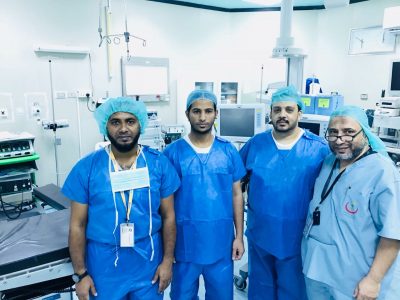 فريق جراحي بمستشفى صامطة ينجح في إنقاذ مصاب بطلق ناري في البطن