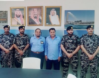 القحطاني يستقبل منسوبي أمن المنشآت