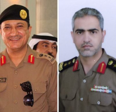 “الحكمي” و “ال عمر” مساعدان لمدير شرطة منطقة جازان.