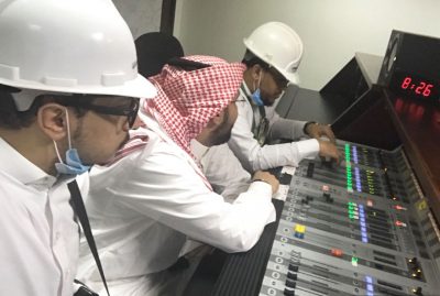 (3500) عملية فحص ميداني و (250) ألف متر مربع مساحة ما تغطيه المكبرات الخارجية للمسجد الحرام