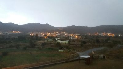 هطول أمطار على مركز البشائر