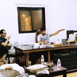أمير تبوك يلتقي العميد المحيا والعقيد سلمان العتيبي مدير سجون تبوك