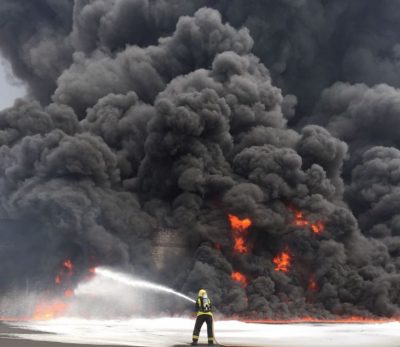 حريق مصنع للحديد بالمنطقة الصناعية برابغ يودي بحياة عامل بمنطقة سكن العمال