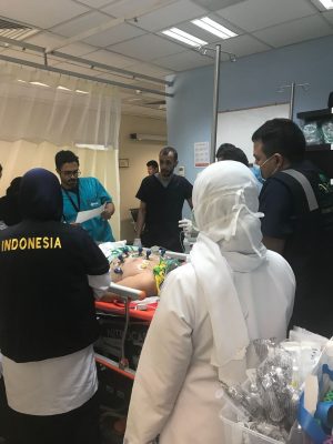 عناية الله ثم براعة الفريق الطبي ينقذان حاجان من الموت بمطار المؤسس