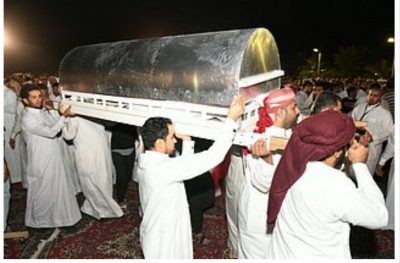 الأحساء تشييع ضحايا حادث عمان