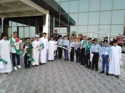 مدرسة مكة المكرمة تحتفي باليوم الوطني