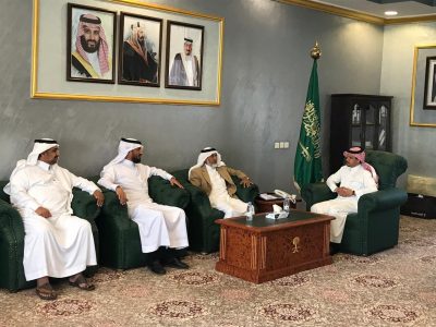 الغامدي يباشر مهام عمله محافظًا لبني حسن