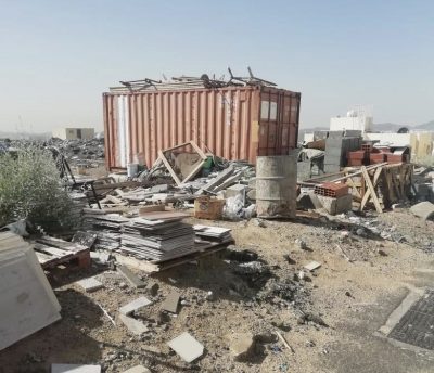 بلدية الشوقية بمكة ترصد مخلّفات البناء بأعين المراقبين والمساحين