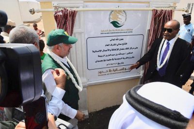 الدكتور عبدالله الربيعة يدشن القرية السعودية للاجئين اليمنيين في محافظة أبخ بجيبوتي