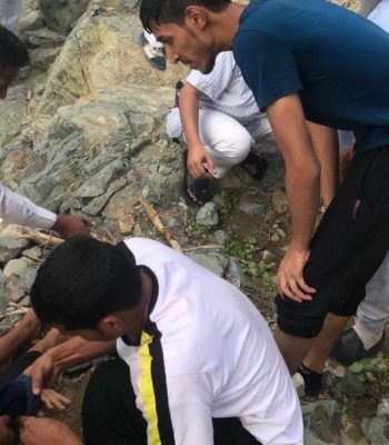 رحلة جبلية لـ”المغامسي” تنقذ شخصين من الغرق في بركة بجبل أدقس بالمدينة المنورة