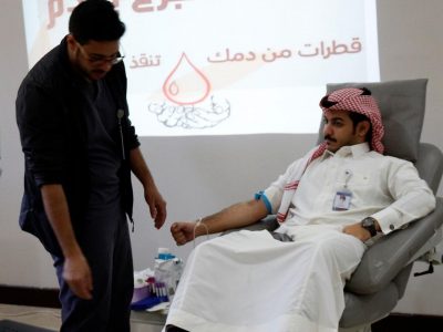 حملة للتبرع بالدم بالمعهد العالي للسياحةبالباحة