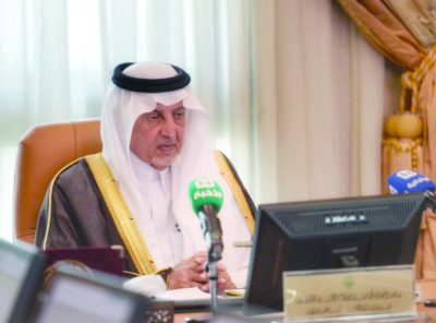 خالد الفيصل يرأس إجتماع المجلس المحلي بمحافظة القنفذة غداً الثلاثاء