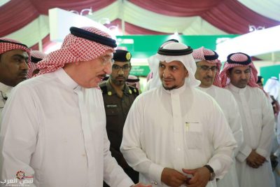 أمير منطقة جازان يزور ركن تعليم جازان بالخيمة الدعوية المصاحبة للمهرجان الشتوي