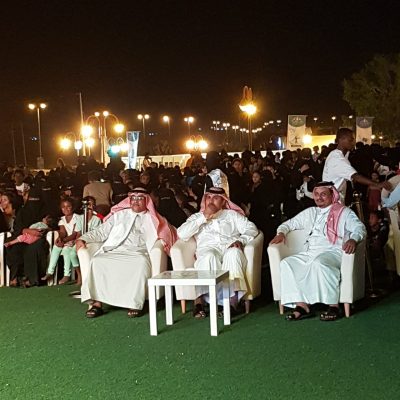 عضو الغرف السعودية محمد المالكي يزور فعاليات هروب الشتوية