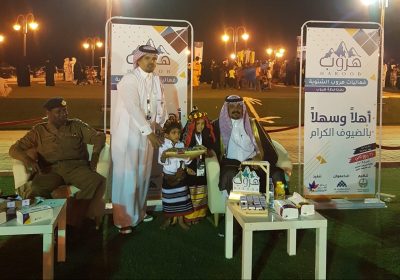 رئيس مركز حجن “حسن الهروبي” يدشن فعاليات هروب الشتوية 