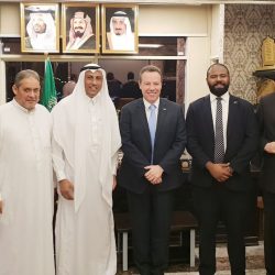 محافظ طريف يستقبل  مدير عام فرع هيئة الأمر بالمعروف والنهي عن المنكر بمنطقة الحدود الشمالية