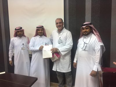 حفل تكريم و توديع الدكتور محمد خطاب  بمستشفى الطوال العام