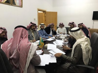 بلدي بني حسن يرحب برئيس البلدية الجديد  ويناقش الجلسة مع مدير المشاريع