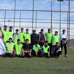 المغربي يتوج مدرسة العمران الثانوية بتعليم الأحساء لتحقيقها بطولة كرة الطائرة “