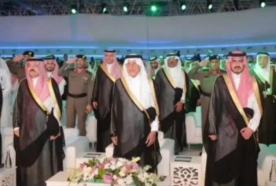 نيابة عن خادم الحرمين الشريفين الأمير خالد الفيصل يرعى حفل الغرفة التجارية بجده