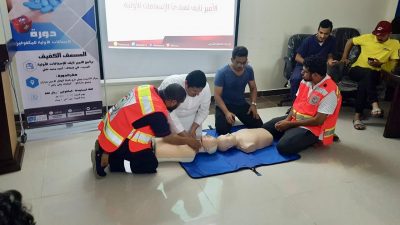 10 مكفوفين يتدربون على الإسعافات الأولية بجازان