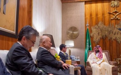 الأمير محمد بن سلمان يبحث مع رئيس خارجية اليابان الموضوعات المتعلقة بقمة الـ20