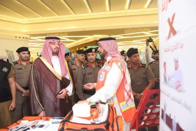الهلال الأحمر السعودي بجدة يشارك في فعاليات أسبوع المرور العربي