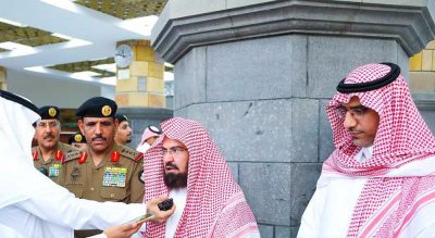 السديس في كلمة توجيهية عبر اللاسلكي لمنسوبي الرئاسة ورجال الأمن تقديم أقصى الجهود لضيوف الرحمن هو هدفنا