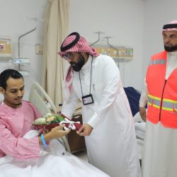 مستشفى أبوعريش العام يطلق حملة بالتبرع بالدم بنادي اليرموك