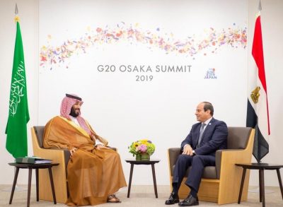 ولي العهد و السيسي يستعرضان موقف السعودية ومصر إزاء الاحداث الإقليمية والدولية