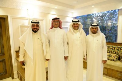 رجل الأعمال عبدالله بن سعد العميرين يحتفل بعقد قران إبنه ناصر