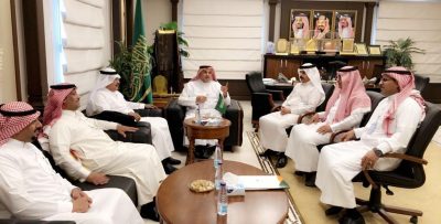 مدير عام فرع وزارة العمل والتنمية الاجتماعية بالمدينة يستقبل محافظ وَادِي الفرع