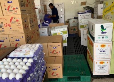 إحباط توزيع كميات كبيرة من البيض التالف والفاسد في جدة