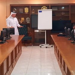 تكريم موظفي الاتصالات الإدارية بفرع وزارة البيئة والمياه والزراعة بمنطقة مكة المكرمة